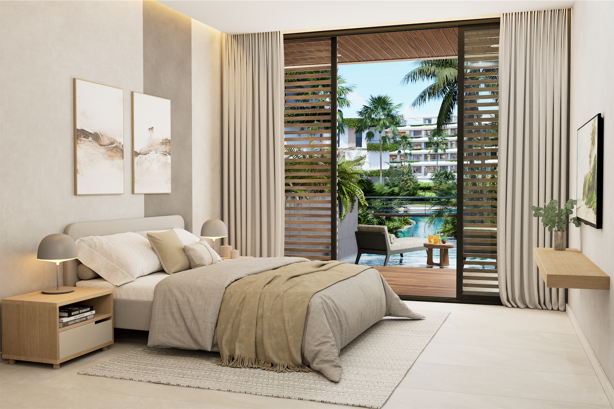 apartamentos - Venta de apartamentos en Bavaro punta cana con una rentabilidad de un 6% anual 8