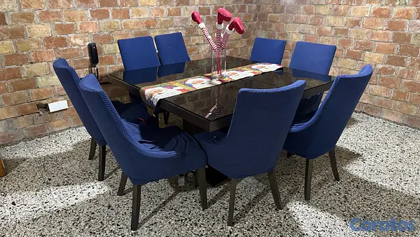 muebles y colchones - Juego de comedor 8 sillas  5