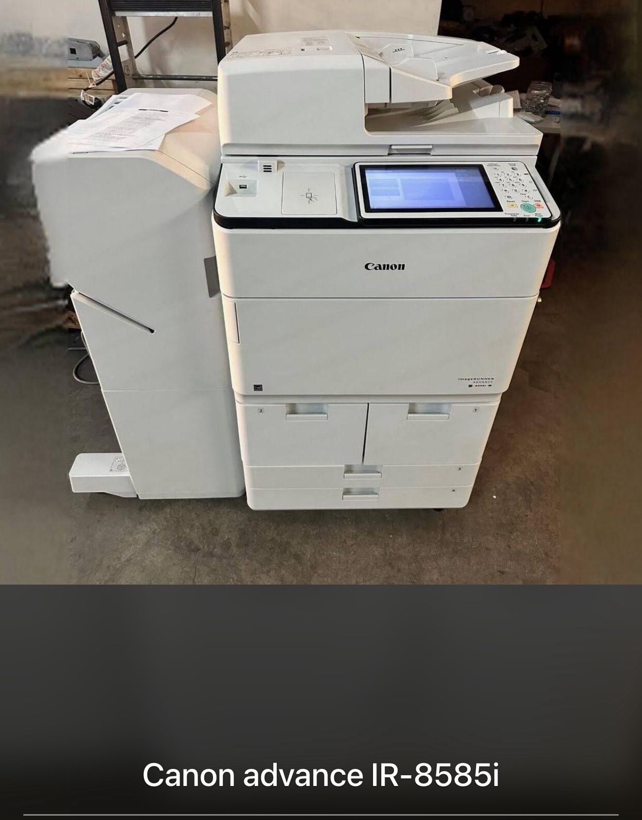 impresoras y scanners - Copiadora Monocromática Canon Advance IR-8585i 0