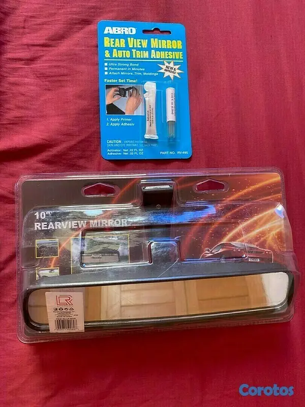 repuestos - Espejo Para Carro Con Adhesive ! Nuevo En Caja ! 2