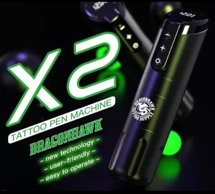 otros electronicos - Vendo maquina pistola de tatuaje /  Dragonhawk X2 1