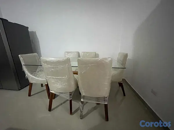 muebles y colchones - vendo comedor nuevo,moderno de caoba y mueble importados,vendo juntos o separado 3