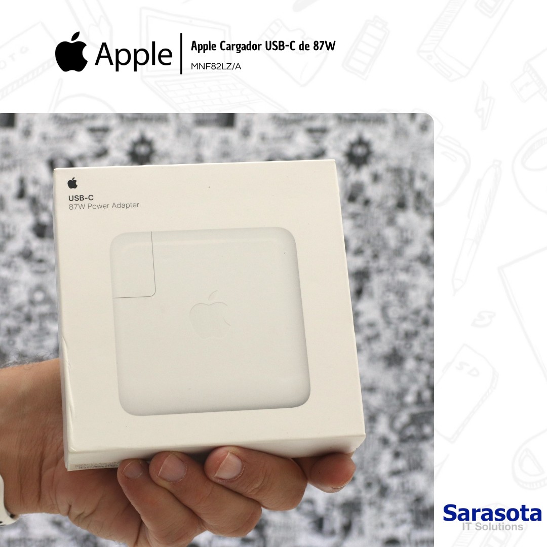 accesorios para electronica - Adaptador de corriente USB-C de 87W de Apple 0