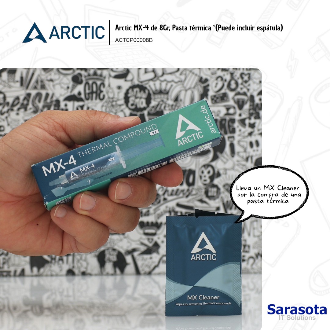 accesorios para electronica - Pasta térmica Arctic MX-4 de 8gr. mas regalo  0