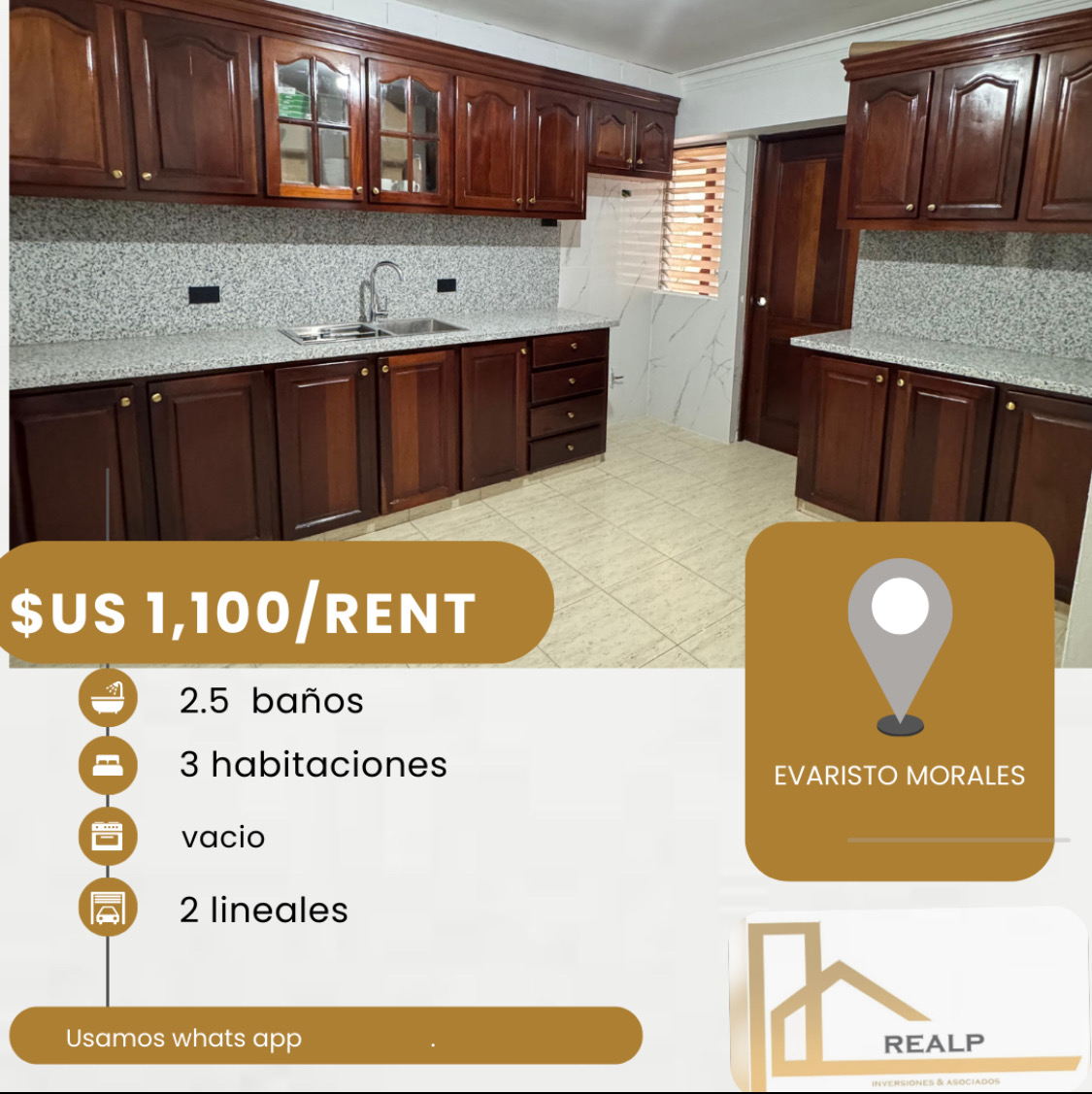 apartamentos - hermoso apartamento ubicado en Evaristo morales  0