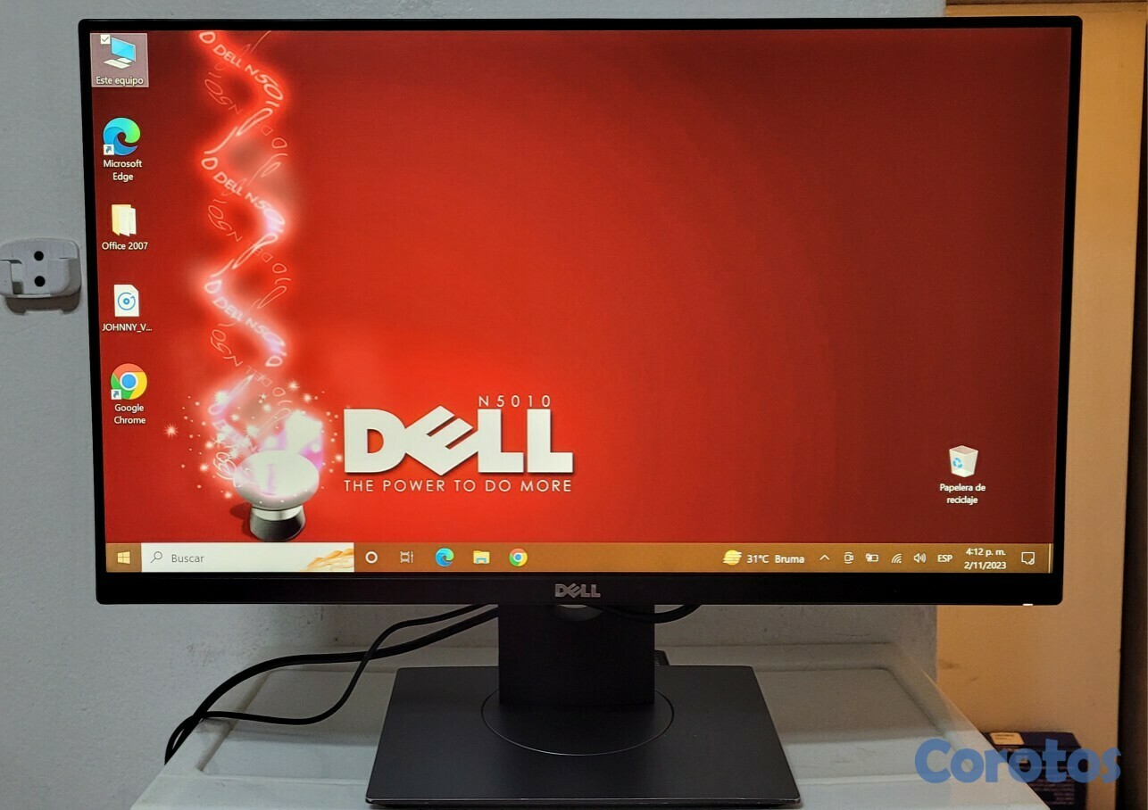 computadoras y laptops - Monitor Dell 24 Pulg ips Full 1080p trae dos HDMI 2