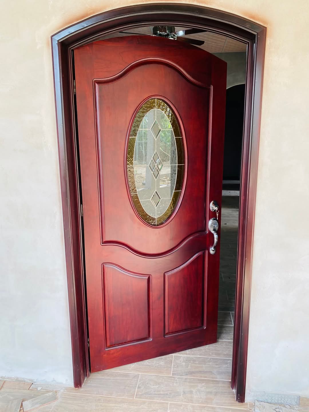 muebles y colchones - Puerta 🚪 en caoba  1