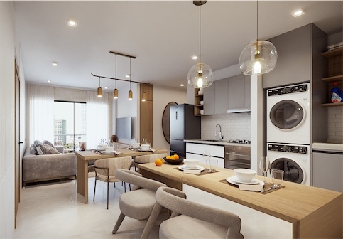 apartamentos - Venta de apartamentos con piscina y
bono primera vivienda en la ciudad Juan Bosh 5