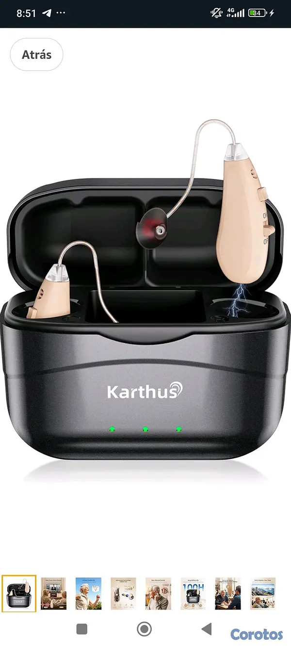 camaras y audio - ​👂 Audífono Recargable Avanzado Karthus (Modelo Samba R11) - ¡Nuevo! 👂 3