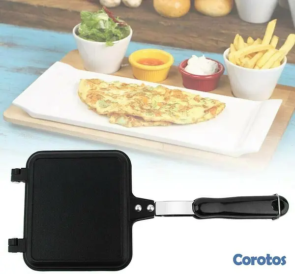 cocina - Sartén para sándwich, tostadas y pan de pastel de doble cara, herramienta. 2