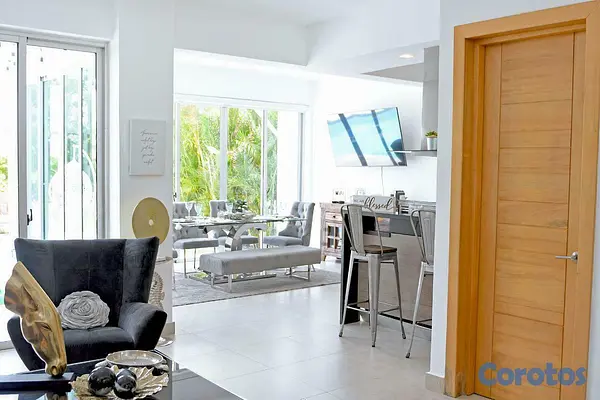 casas vacacionales y villas - Playa Nueva Romana Villa amueblada 10