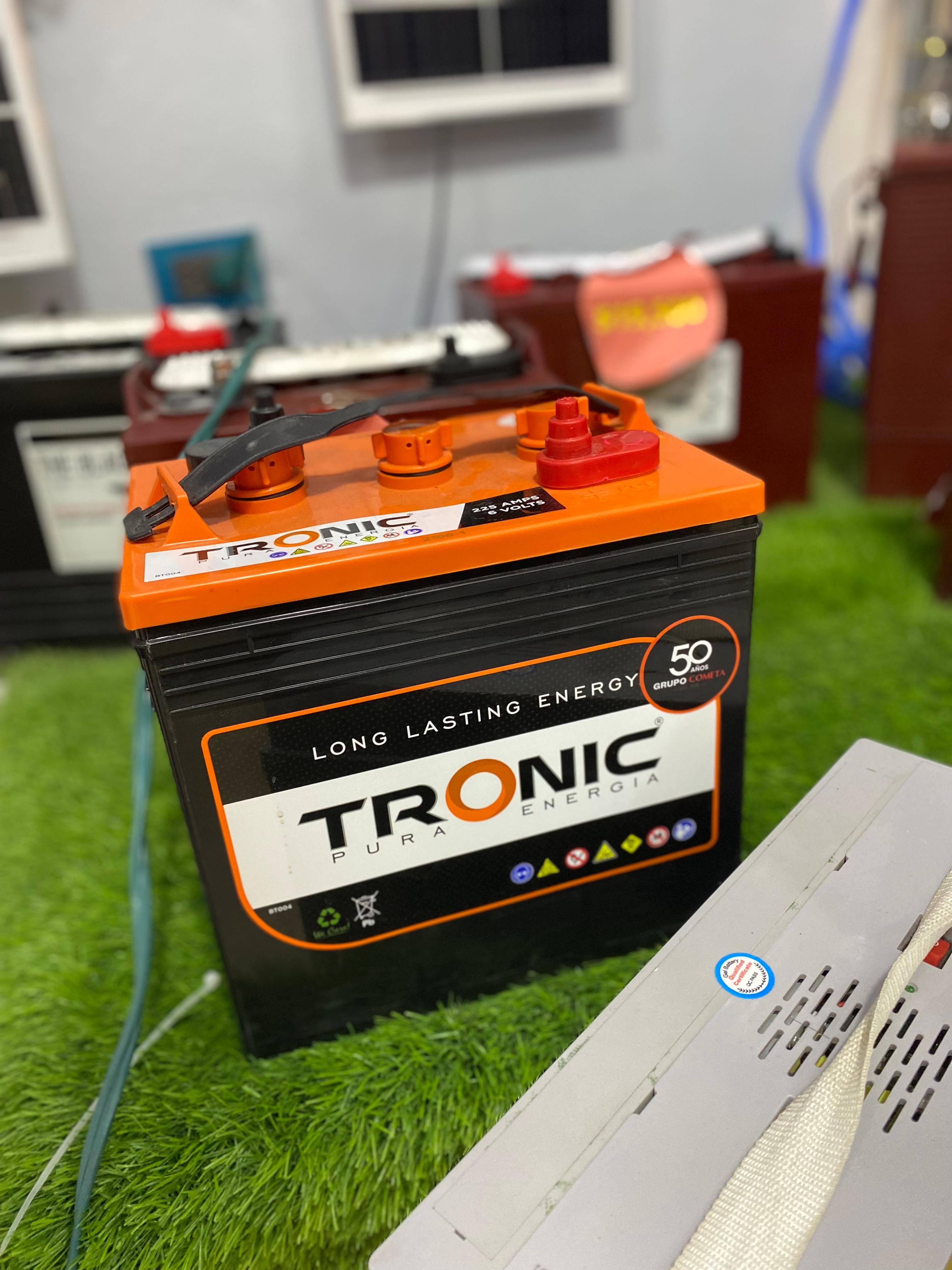 plantas e inversores - baterías Tronic 6 Volt / 225 AH disponible ✔️
