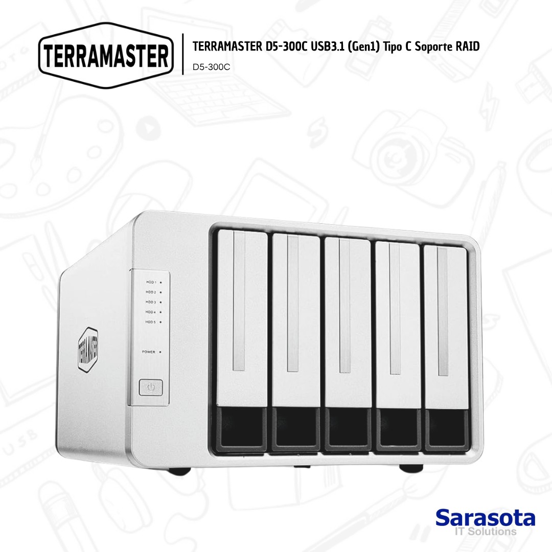 accesorios para electronica - Terramaster Raid Store D5-300C  1