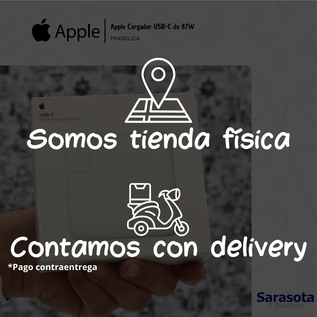 accesorios para electronica - Adaptador de corriente USB-C de 87W de Apple 2