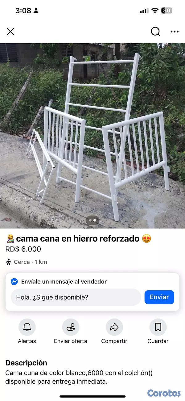 coches y sillas - totalmente nueva la cama cuna y la cuna en 6000 milcada una👌 4