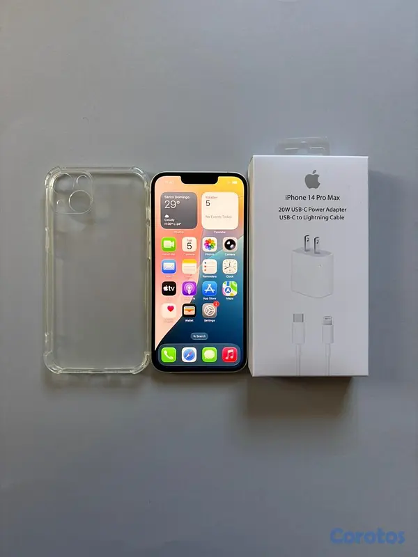 celulares y tabletas - iphone 14 blanco 128 GB Desbloqueado.**Somos Tiend 2