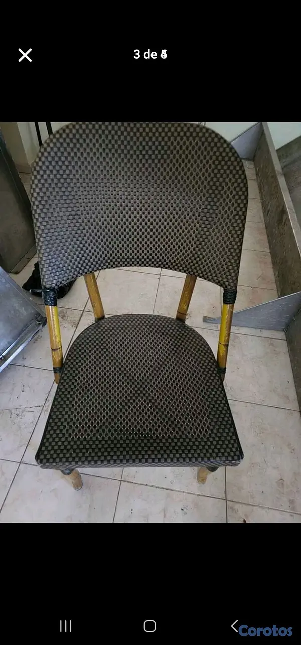 decoración y accesorios - sillas en bambu y ratas para negocios o hogar en venta excelente precio  2