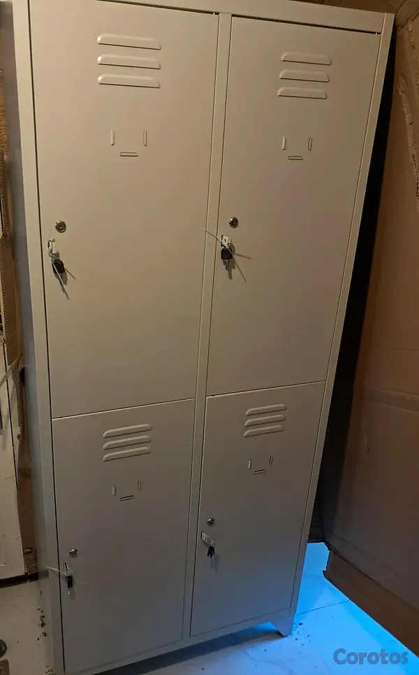 articulos de oficina - Locker metálico de  4 puertas nuevo  9500 5
