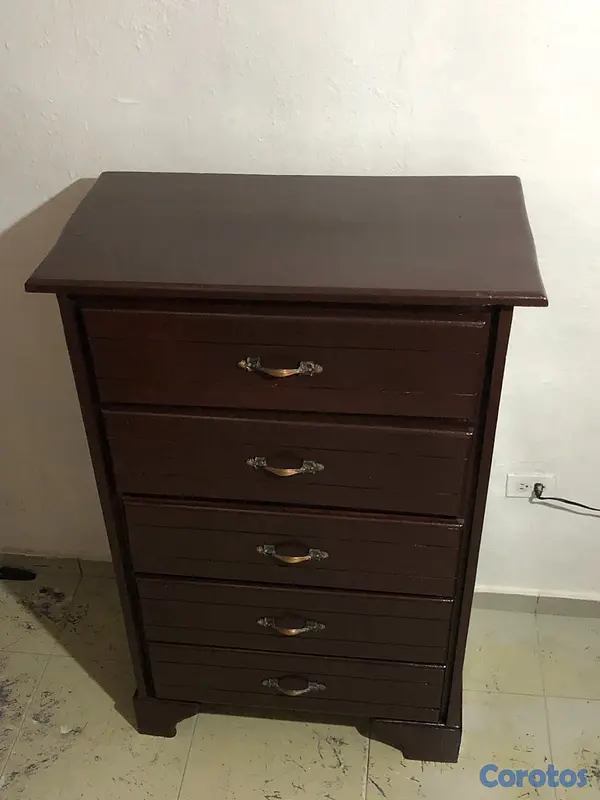 muebles y colchones - Biuro 5 Gavetas  en madera 2