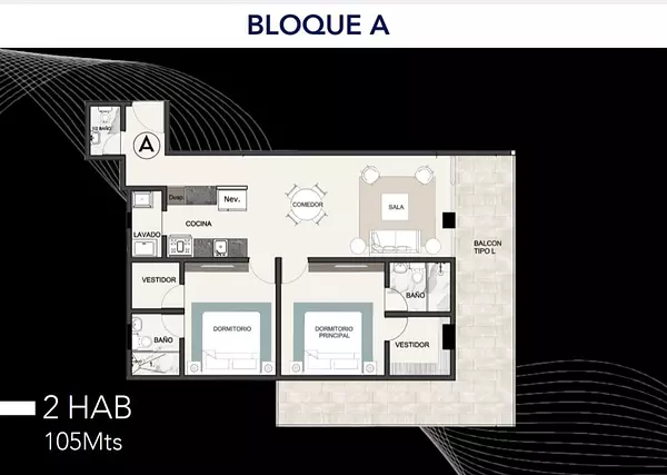 apartamentos - Apartamento  de venta en la mejor zona de el  Millón 6