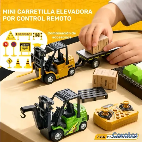 juguetes - Montacargas de control remoto  5