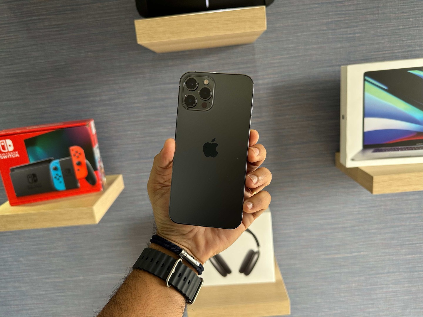celulares y tabletas - iPhone 12 Pro Max 256GB Graphite Como Nuevo, Desbloqueado, RD$ 38,500 NEG