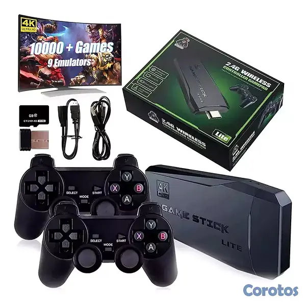 consolas y videojuegos - 🎮 GAME STICK 64GB – Consola Retro Plug & Play 2
