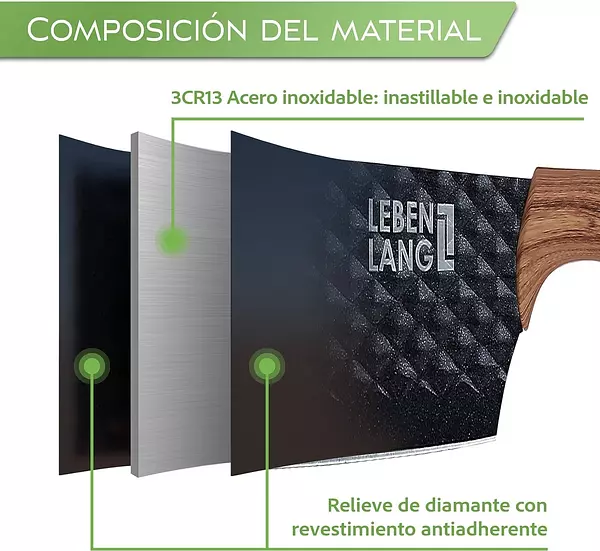 cocina - Set de cuchillos cocina 7 piezas con pelador y tijeras. 5