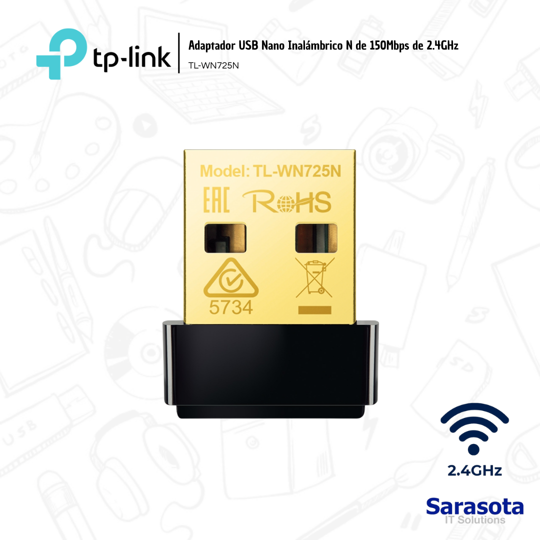 accesorios para electronica - Tp-Link antena USB WiFi TL-WN725N 0