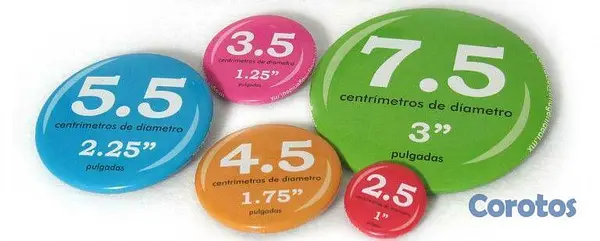 otros electronicos - Máquina de botones 2.25" 3