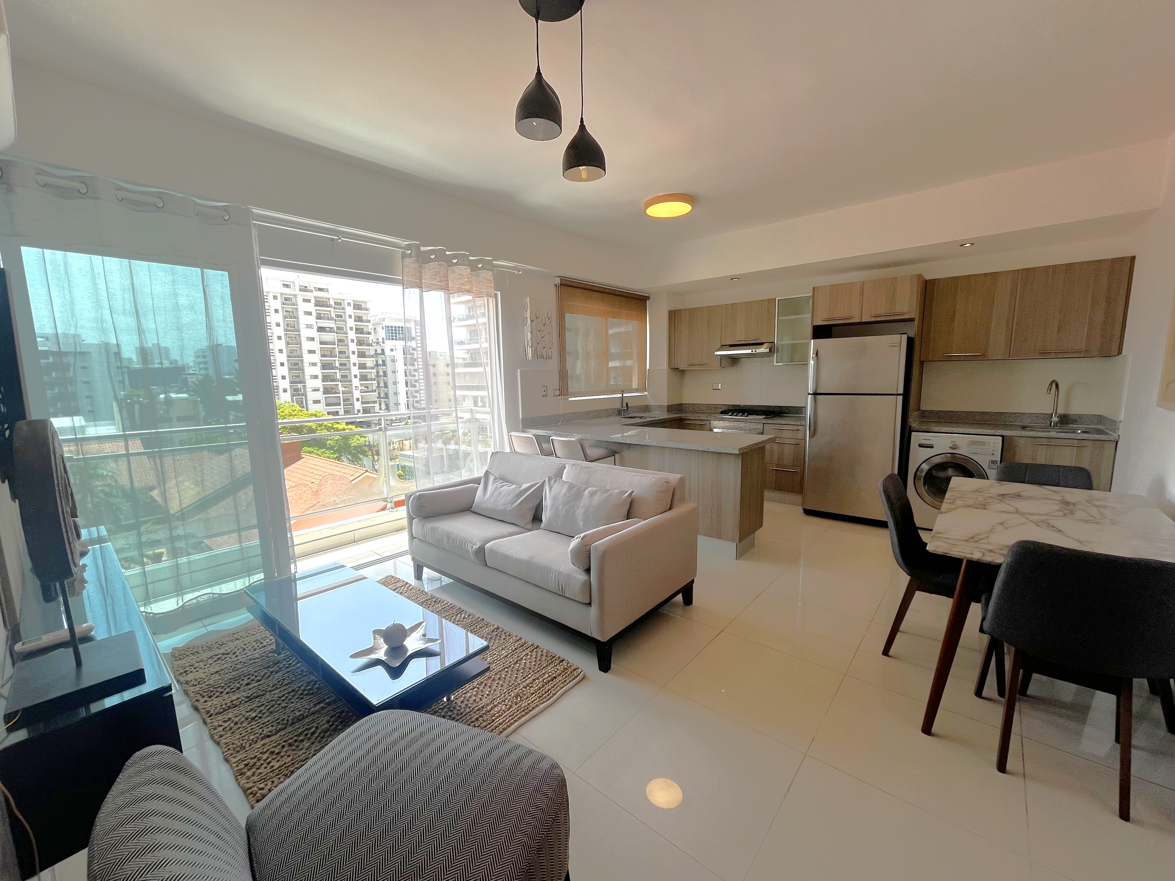apartamentos - Apartamento Alquiler en Piantini de UNA Habitación 3