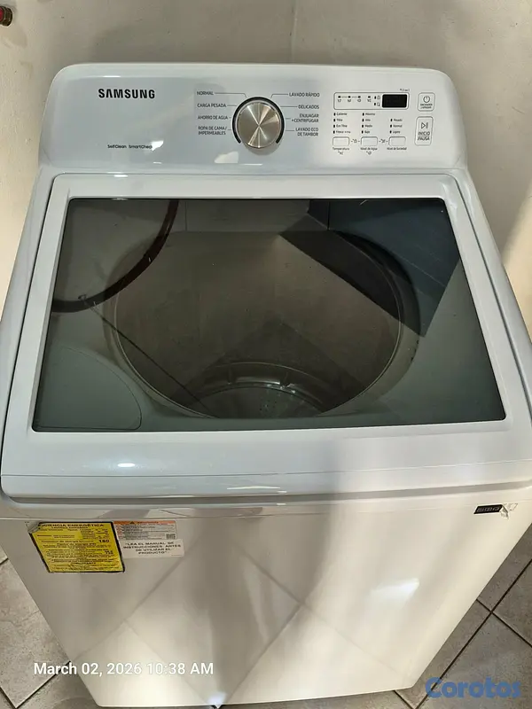electrodomesticos - Lavadora Samsung WA20A3353GW/AP – 20KG – Excelente 6