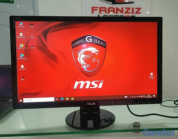 computadoras y laptops - Monitor Asus 24 Pulgadas hdmi Salida de Sonido  2