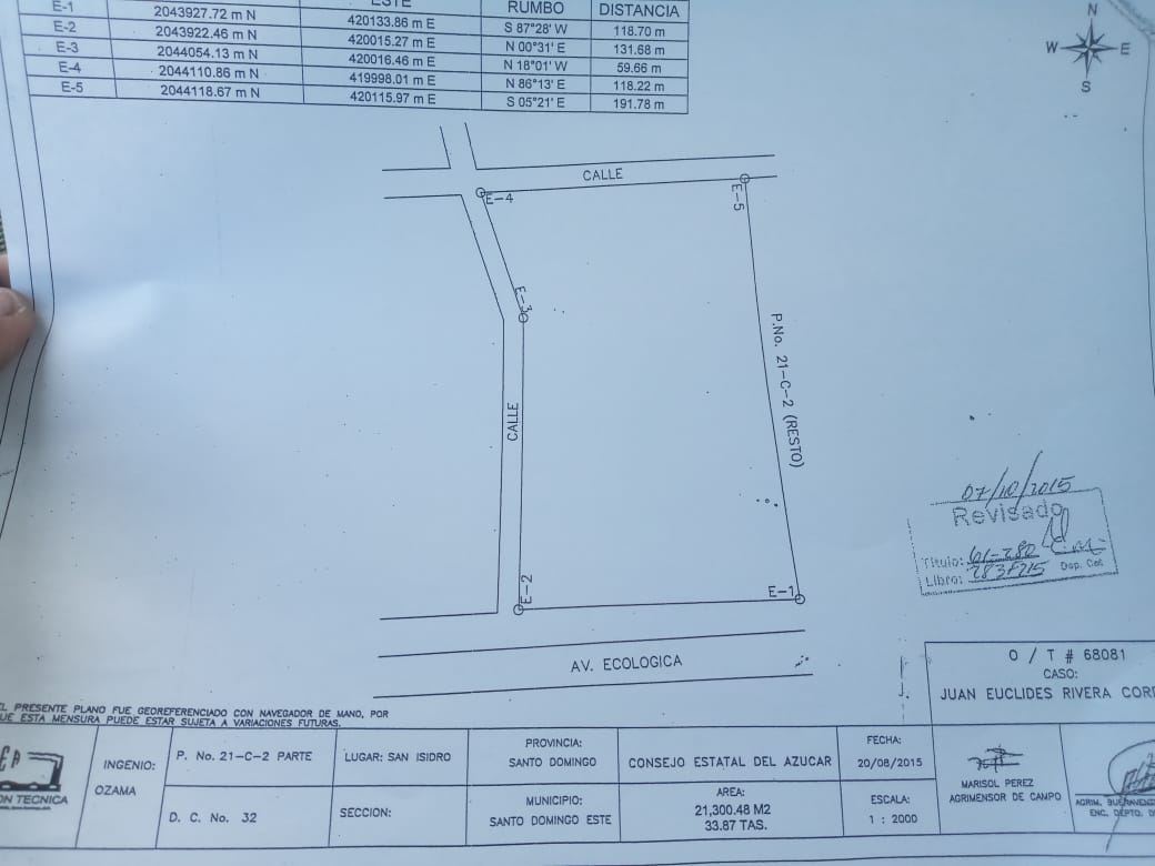 solares y terrenos - Solar de 21,000 metros Avenida Ecológica  3