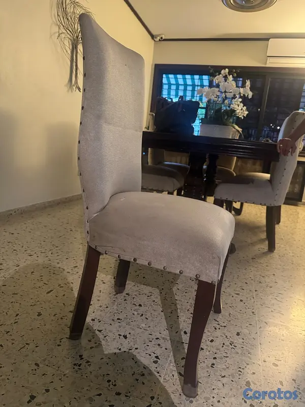 muebles y colchones - sillas de comedor  2