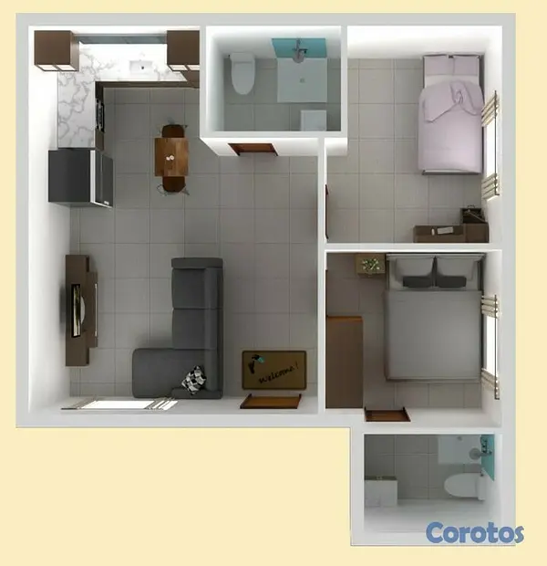 casas - ¡Venta directa sin intermediarios! ¡Casa de una habitación y parqueo doble! 5