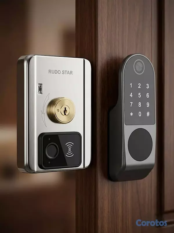 decoración y accesorios - Cerradura Inteligente HS-JSL7 de Alta Seguridad 2