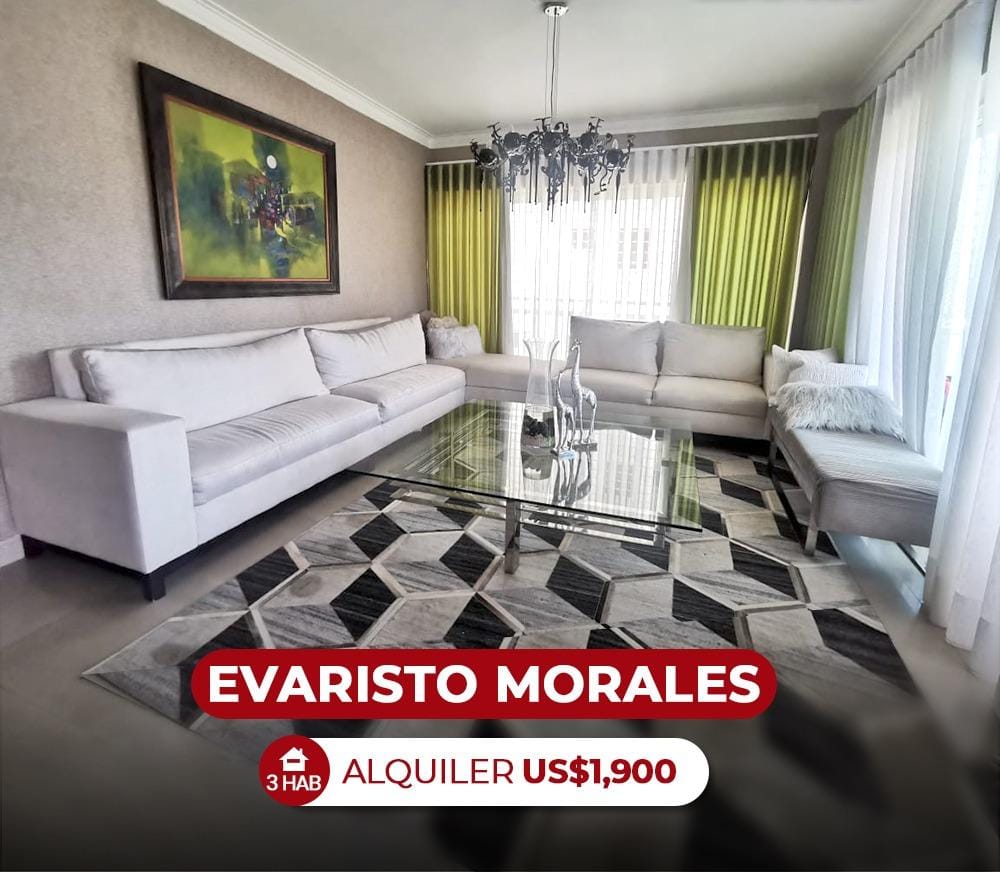 apartamentos - ALQUILO APARTAMENTO EN ECARISTO TORRE FAMILIAR 6