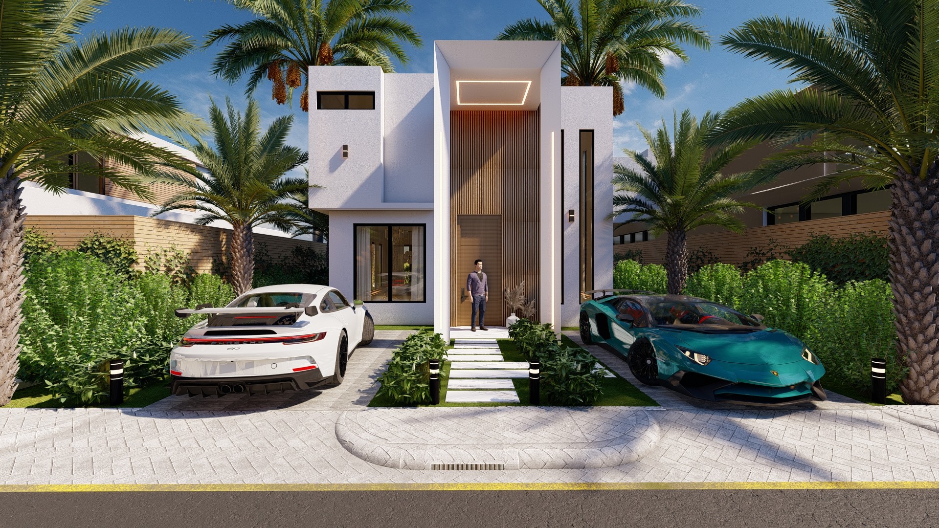 casas vacacionales y villas - RESIDENCIAL PALMERAS RESIPAL II - BAVARO, PUNTA CANA. 0