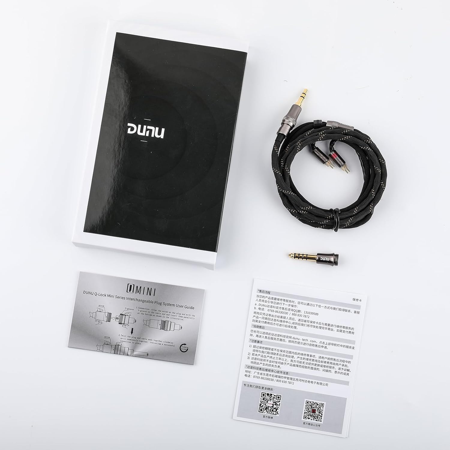 camaras y audio - DUNU Lyre Mini IEM modular cable 24AWG 240-Strand