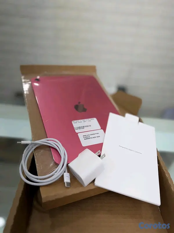 celulares y tabletas - IPAD A16 256GB PINK NUEVA  (0 CICLO) COVER & APPLE PENCIL GRATIS  2