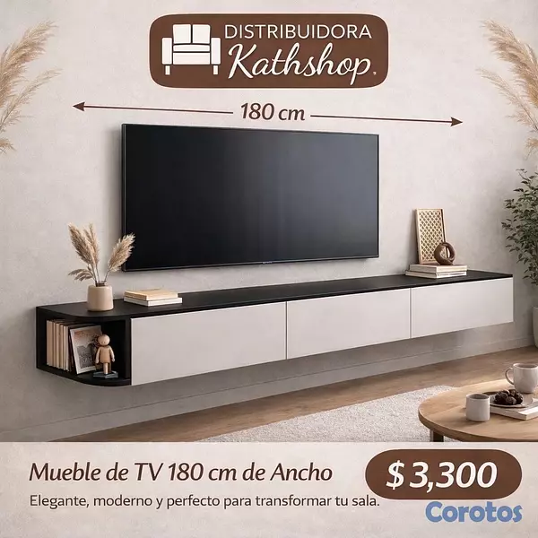 decoración y accesorios - mueble TV viene desarmado en su caja Nuevo  3