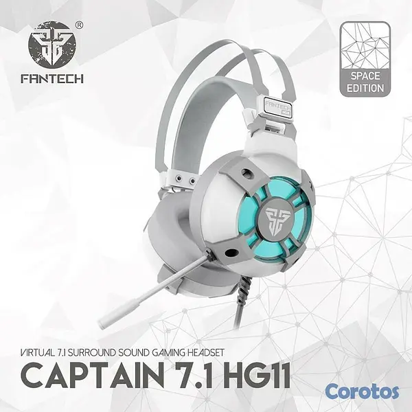 computadoras y laptops - audifonos con microfonos Headset 7.1 Gaming con cancelación de ruido F 3