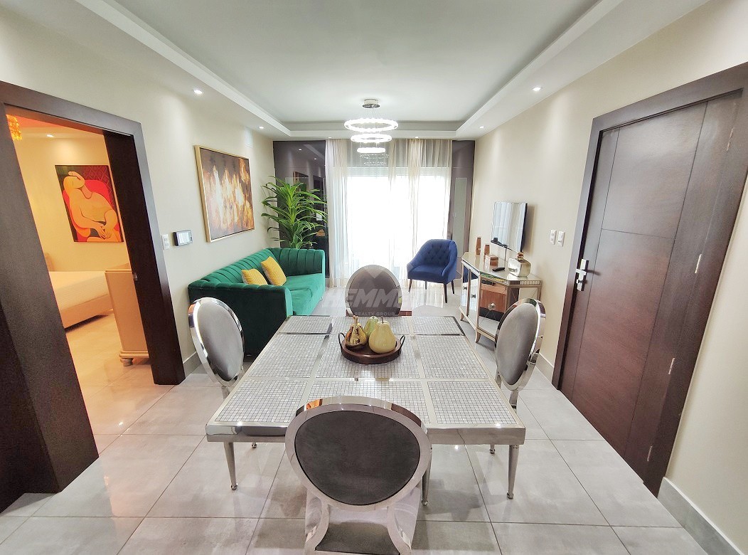 apartamentos - ESTUDIO AMUEBLADO CON PISCINA Y GYM LA ESMERALDA SANTIAGO SOHA II 3