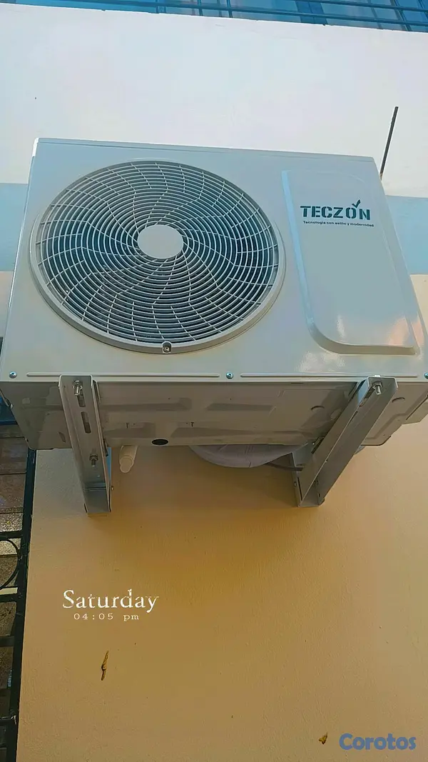 electrodomesticos - aire teczon inverter 12 mil btue eficiencia 19 modo wifi instalación incluida  3