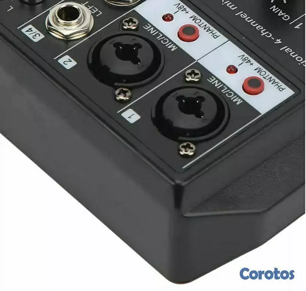 otros electronicos - Mezcladora de 2 canales con usb 2.0 4
