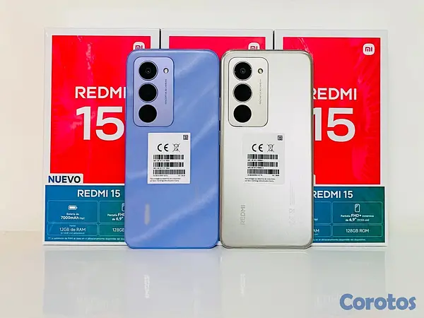 celulares y tabletas - xiaomi redmi 15 6/128GB