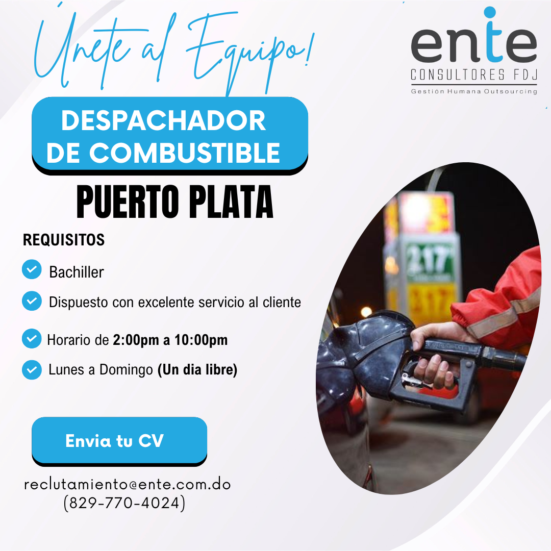 empleos disponibles - Despachador de combustible  0