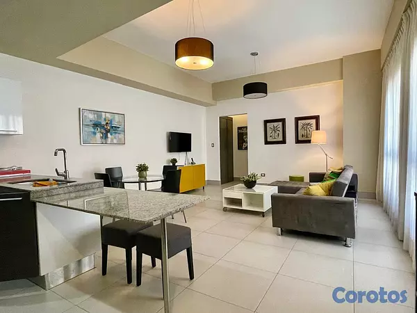 apartamentos - Apartamento en Alquiler en Piantini Amueblado de U 3