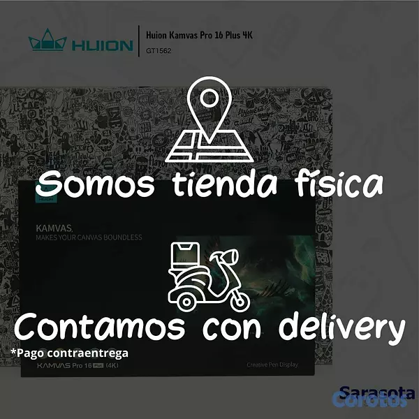 accesorios para electronica - Huion Kamvas 16 Pro Plus 4K GT-1562 5
